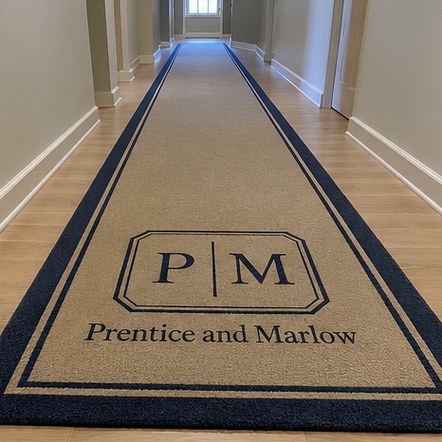 Customized area rugs for hotels, suites and lodges